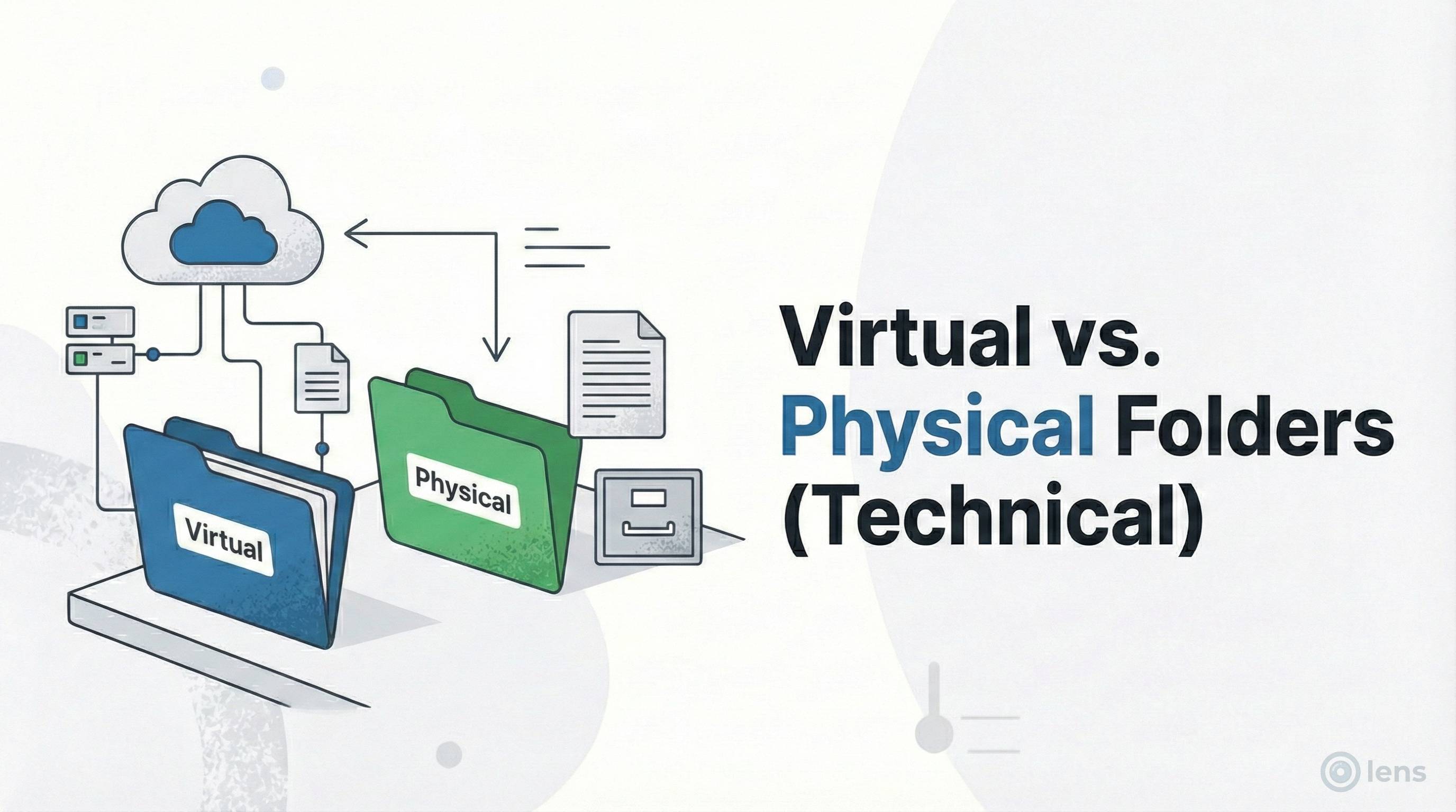 Virtual vs Physical Folders